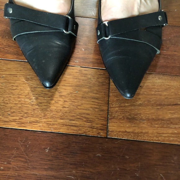 Pointed toe moto flats - Picture 3 of 5